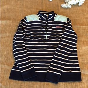 Vineyard Vines 3/4 zip light weight jacket
